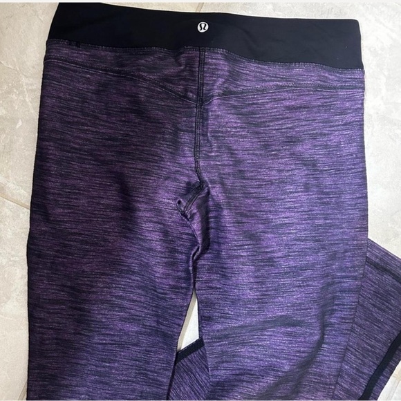 Lululemon Athletica Purple Performance Leggings - Picture 3 of 5